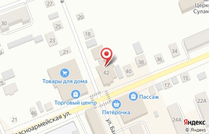 Кафе-кулинария на Красноармейской улице на карте