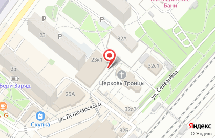 Супермаркет Пятёрочка в Москве на карте