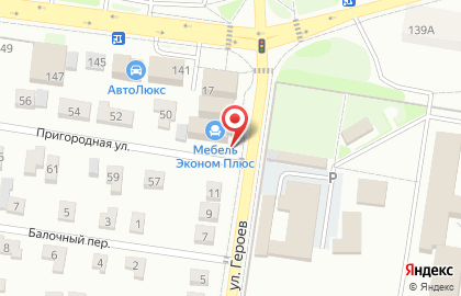 Мебельный магазин М+Э на карте