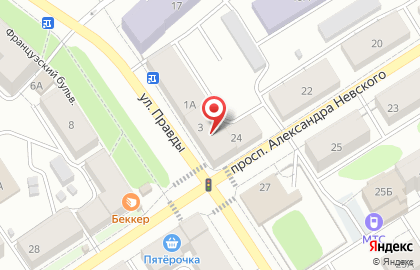 Секонд-хенд на проспекте Александра Невского, 24 на карте