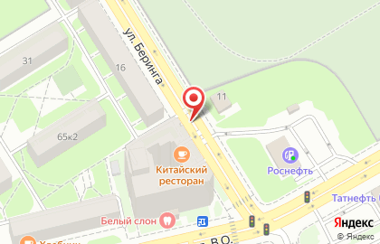 Тнк-bp Северная Столица в Петроградском районе на карте