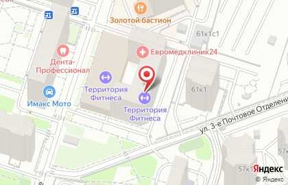 Многопрофильный медицинский центр Евромедклиник24 на метро Жулебино на карте