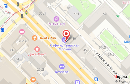 Отель Marriott Tverskaya на карте