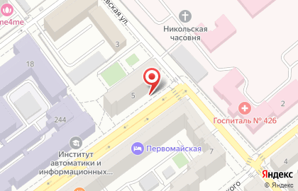 Антис на Невской улице на карте