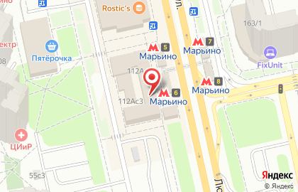 Микрокредитная компания РосДеньги на Люблинской улице на карте