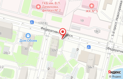 Остекление и утепление балконов Новогиреево на карте