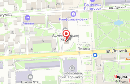 Архитектурно-планировочное бюро на площади Ленина на карте