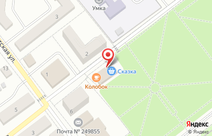 Кафе Русская сказка в Калуге на карте