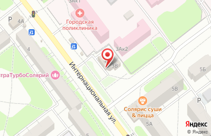 Служба доставки СДЭК-Рязань на Интернациональной улице на карте
