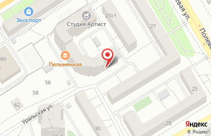 Курьерская служба Курьер Бизнес Экспресс на Полевой улице на карте