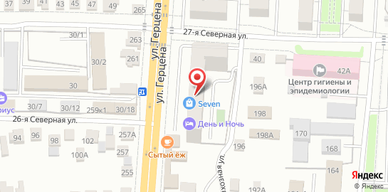 Гостиница День и Ночь на карте