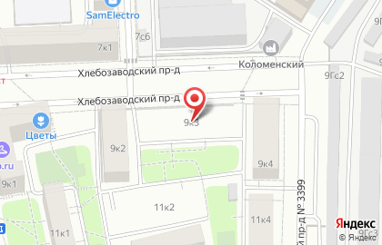 Экспресс-кофейня в Нагатино-Садовниках на карте