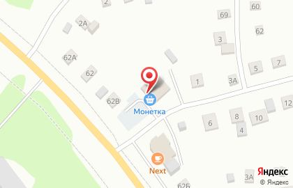 Магазин Монетка в Екатеринбурге на карте