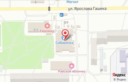 Аптека от Склада на улице Ярослава Гашека, 3а/1 на карте