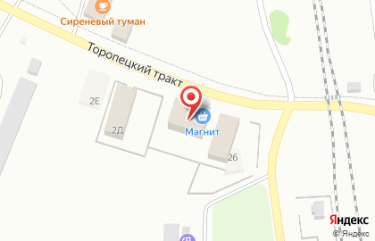 Универсам Магнит в Ржеве на карте
