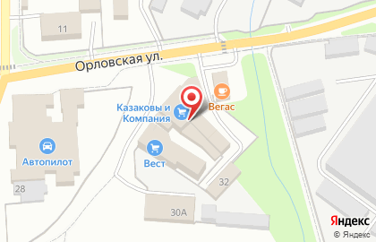 Автосервис Гарант на Орловской улице на карте