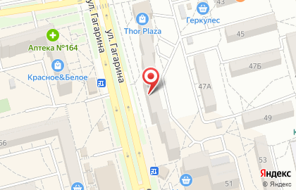 Компания Натяжные потолки ЭВИТА на улице Гагарина на карте
