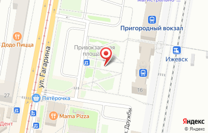 Мини-маркет печатной продукции Пресс-тайм в Ленинском районе на карте
