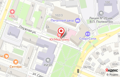 Специализированное частное учреждение Ростовский центр судебных экспертиз на Металлургической улице на карте