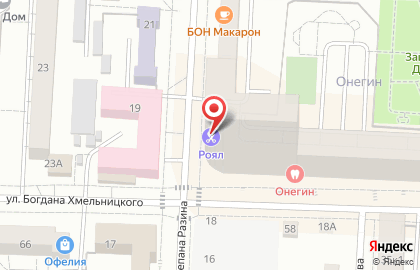 Кондитерский магазин Ламзурь на улице Б.Хмельницкого на карте