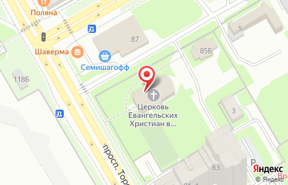 Центральная Община Церкви Христиан Адвентистов Седьмого дня на карте