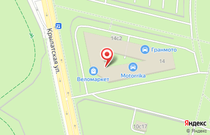 Велосервис Velody на Крылатской улице на карте