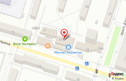 Продуктовый магазин Гастроном в Екатеринбурге на карте