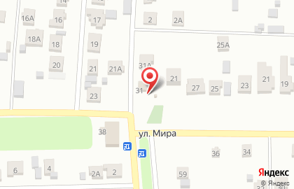 Продуктовый магазин Мираж на улице Мира на карте
