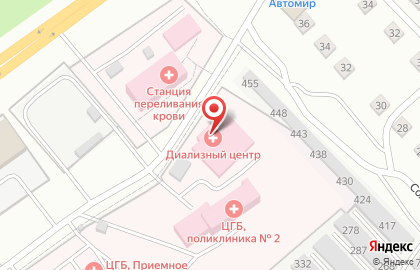 Диализный центр Fresenius Medical Care на Солнечной улице на карте