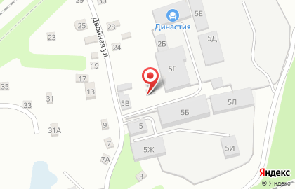 Мебельная фабрика Династия в Кировском районе на карте