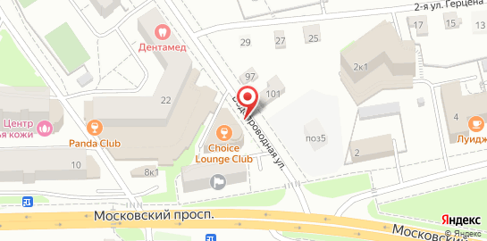 Ночной клуб BURLESQUE на Водопроводной улице на карте