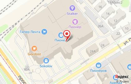 Флористический салон Город цветов в Октябрьском районе на карте
