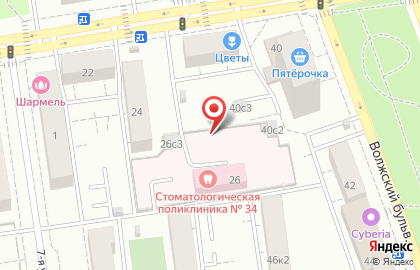 Ателье на ул. Юных Ленинцев, 26 на карте