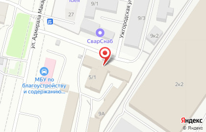 Компания Упаковка на улице Адмирала Макарова на карте