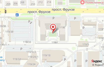 ОАО Банкомат, МТС-Банк на проспекте Фрунзе на карте