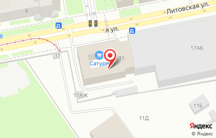 ОАО Банкомат, ГУТА-БАНК на Литовской улице на карте