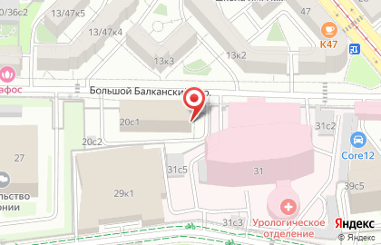 Терминал МТС-Банк на Большом Балканском переулке на карте