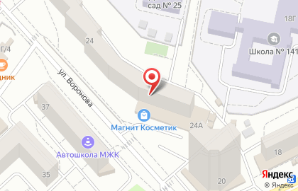 Автошкола в Красноярске на карте