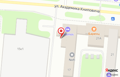 Рекламная группа SM Russia на улице Академика Книповича на карте