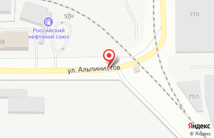 Погода в доме на улице Альпинистов на карте