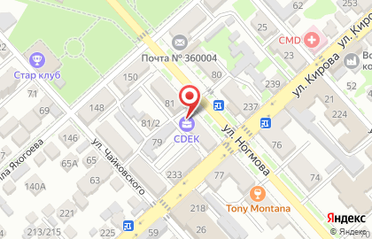 Адвокатский центр на улице Ногмова на карте