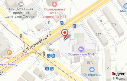 Парикмахерская Эконом класс в Железнодорожном районе на карте