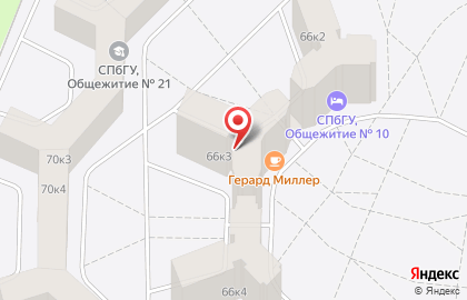 Универсам Андреевский в Петродворцовом районе на карте