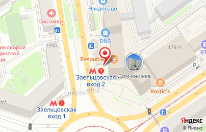 Киоск фастфудной продукции Тесто-ресто на улице Дуси Ковальчук на карте