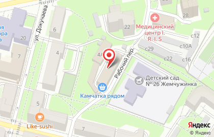 Интернет-магазин одежды для беременных Happy-Moms.ru в рабочем переулке на карте