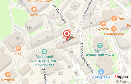 Мировые судьи Зеленоградского района Калининградской области на карте