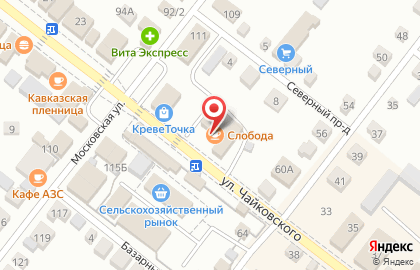 Кулинария в Волгограде на карте