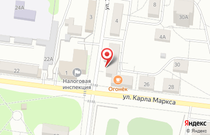 Бухгалтерская фирма Партнер на улице Карла Маркса на карте