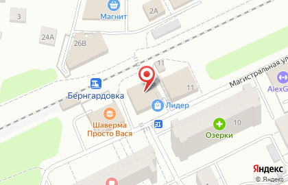 Магазин одежды, ИП Баранов В.С. на карте