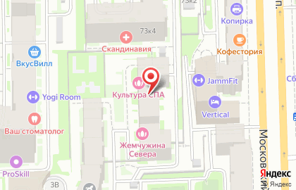Новомосковский, ЗАО ЮИТ Санкт-Петербург на карте